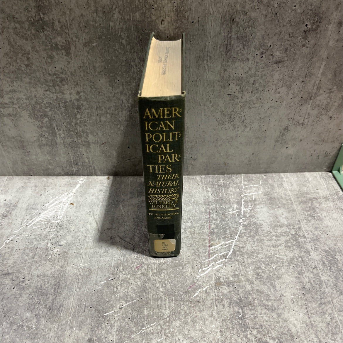 american political parties their natural history book, by wilfred e. binkley, 1971 Hardcover