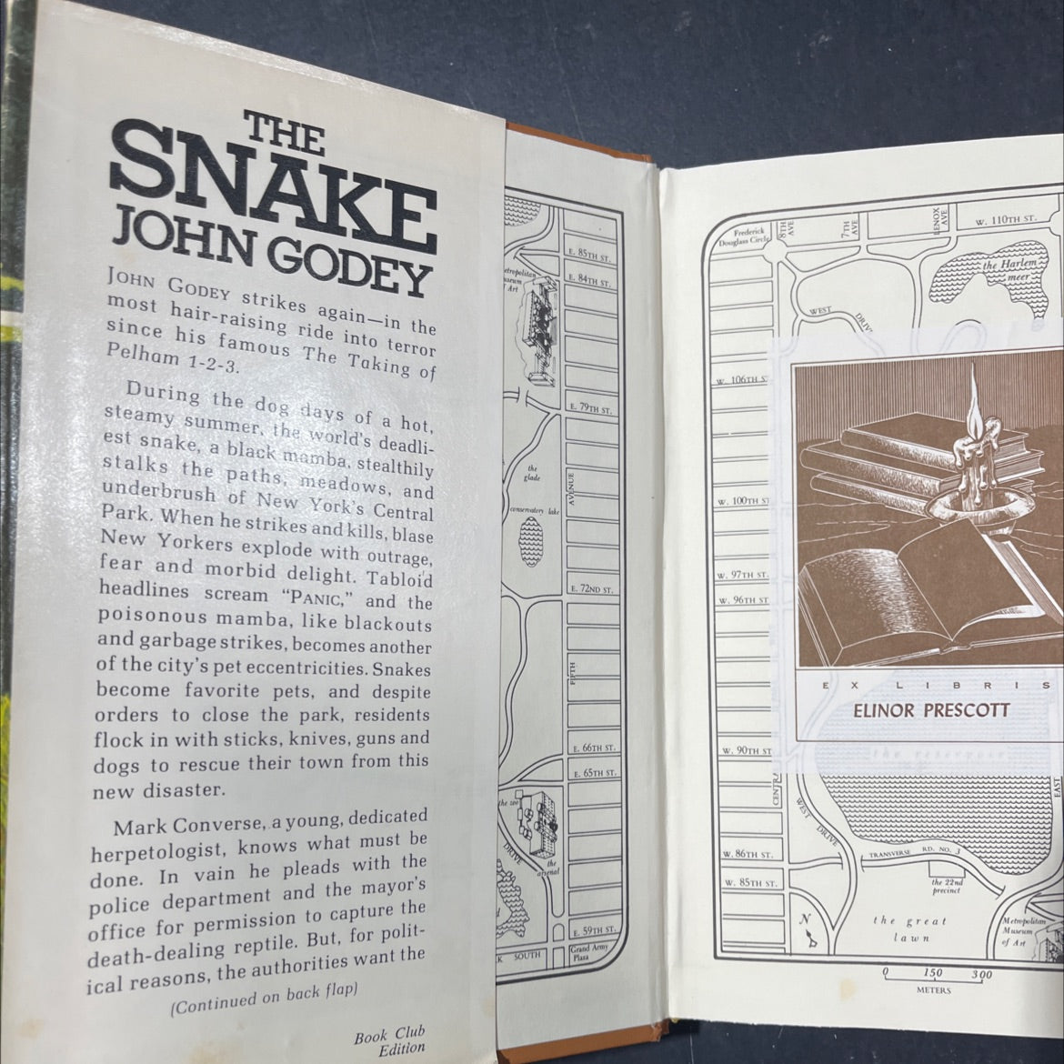 kill today the snake book, by John Godey, 1978 Hardcover