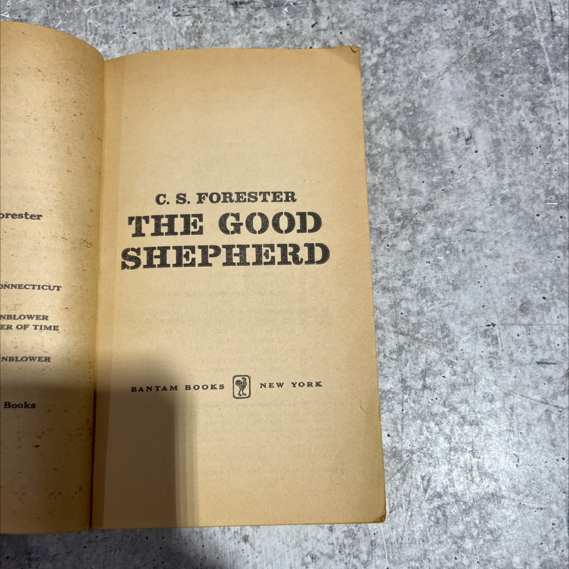 the good shepherd book, by c. s. forester, 1957 Paperback