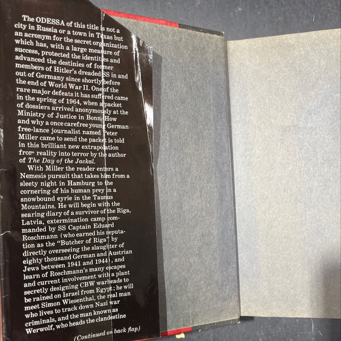 the odessa file book, by frederick forsyth, 1972 Hardcover