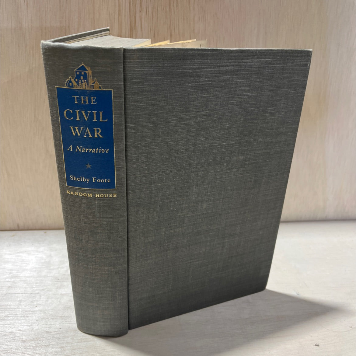 SIGNED a civil war a narrative fort sumter to perryville book, by shelby foote, 1958 Hardcover, First Edition, Rare,