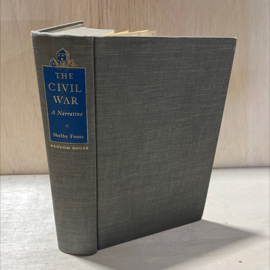 SIGNED a civil war a narrative fort sumter to perryville book, by shelby foote, 1958 Hardcover, First Edition, Rare,