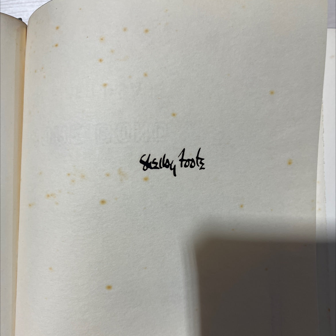 SIGNED a civil war a narrative fort sumter to perryville book, by shelby foote, 1958 Hardcover, First Edition, Rare,