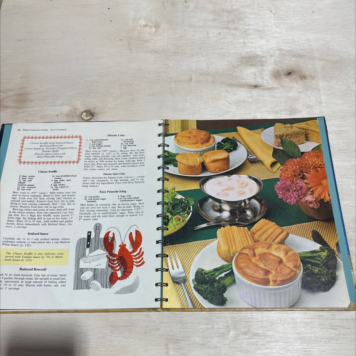 betty crocker's new dinner for two cook book book, by unknown, 1964 Hardcover