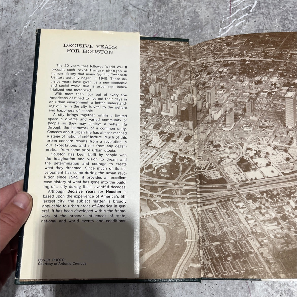 decisive years for houston book, by marvin hurley, 1966 Hardcover