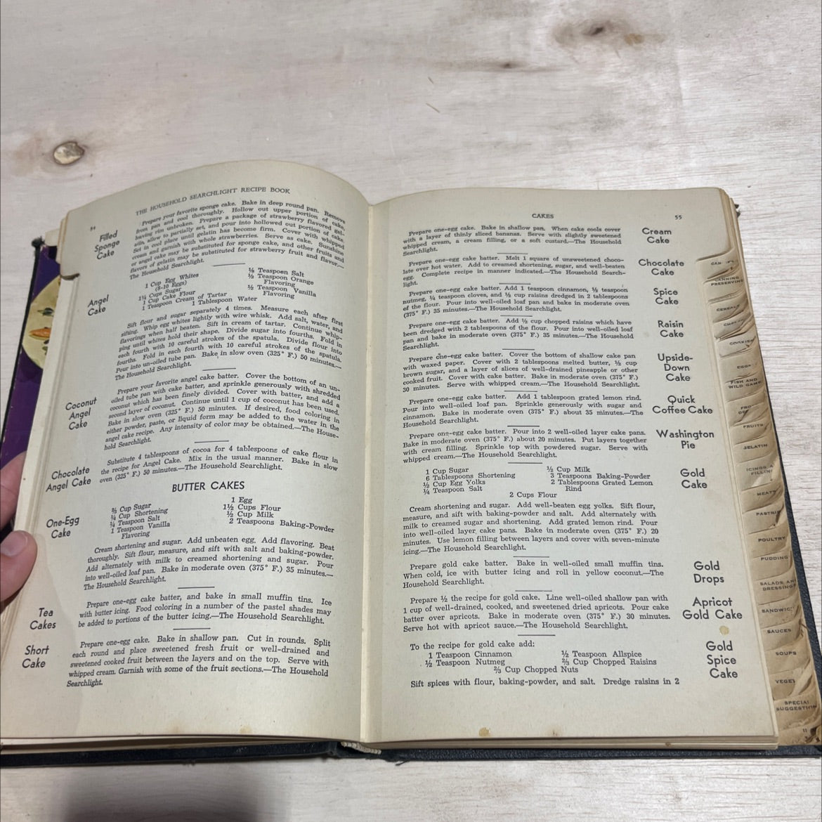 household searchlight recipe book book, by ida migliario, harriet w. allard, zorada z. titus, irene nunemaker, 1944