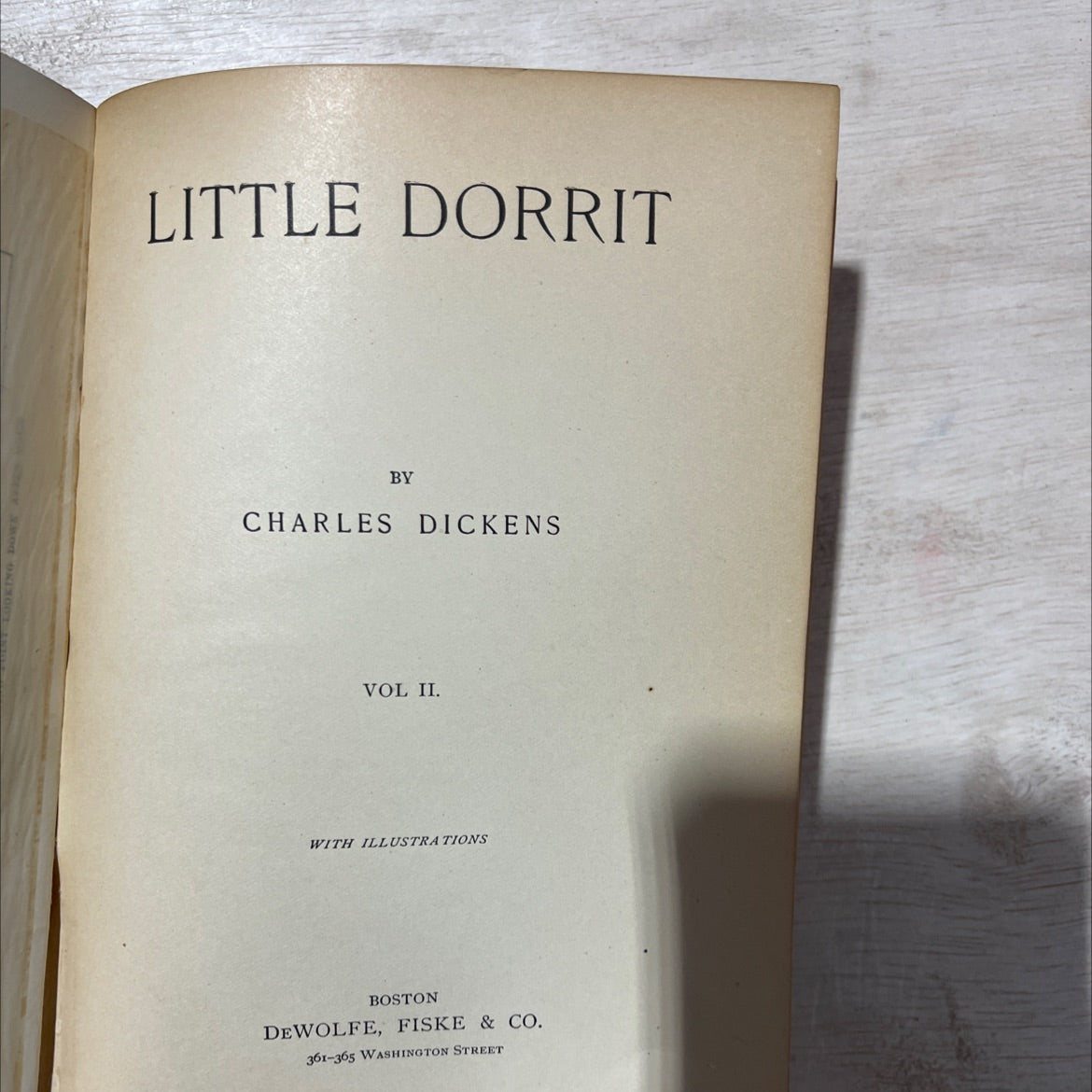little dorrit vol ii book, by charles dickens, 1970 Hardcover, Vintage