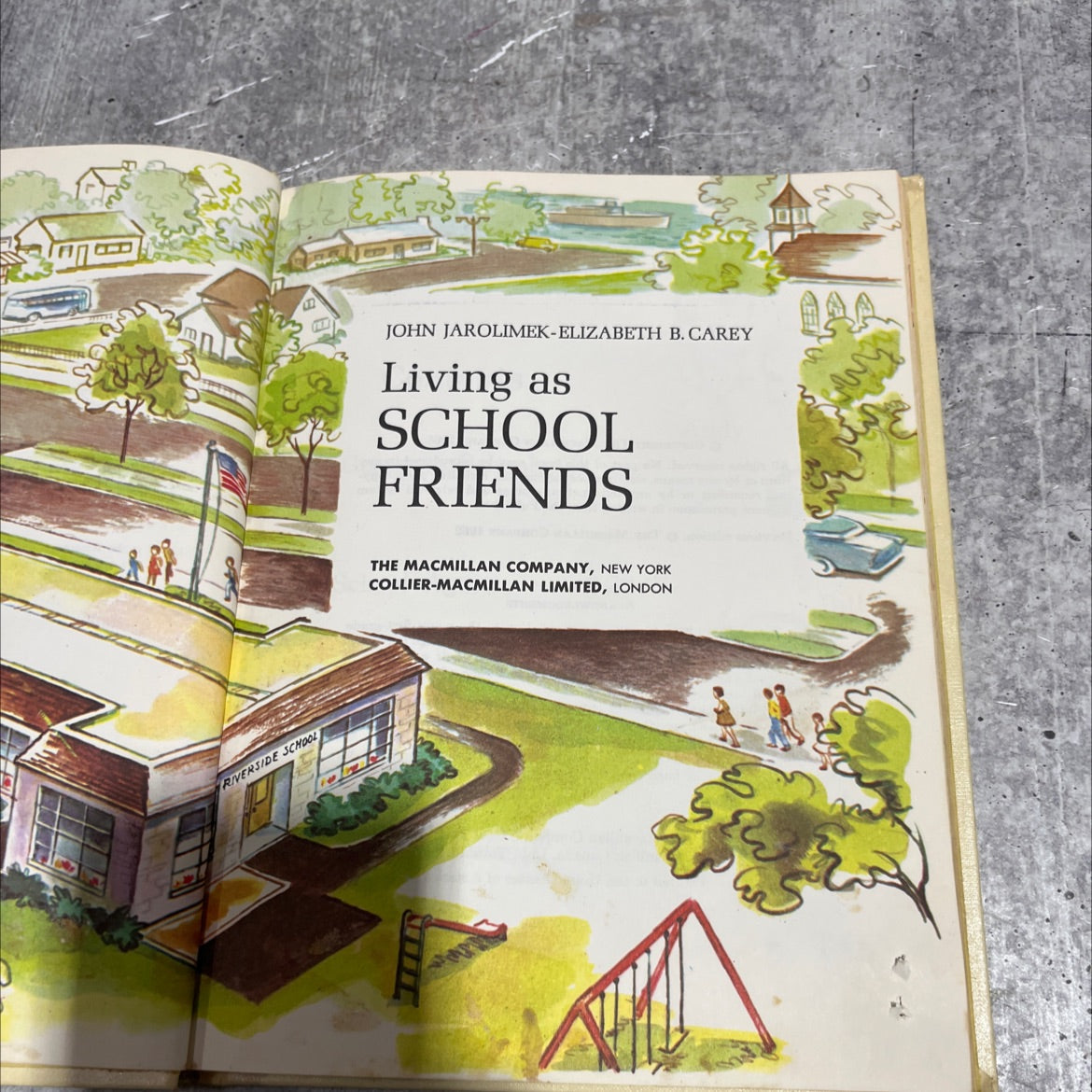 riverside school book, by john jarolimek-elizabeth b. carey, 1966 Hardcover