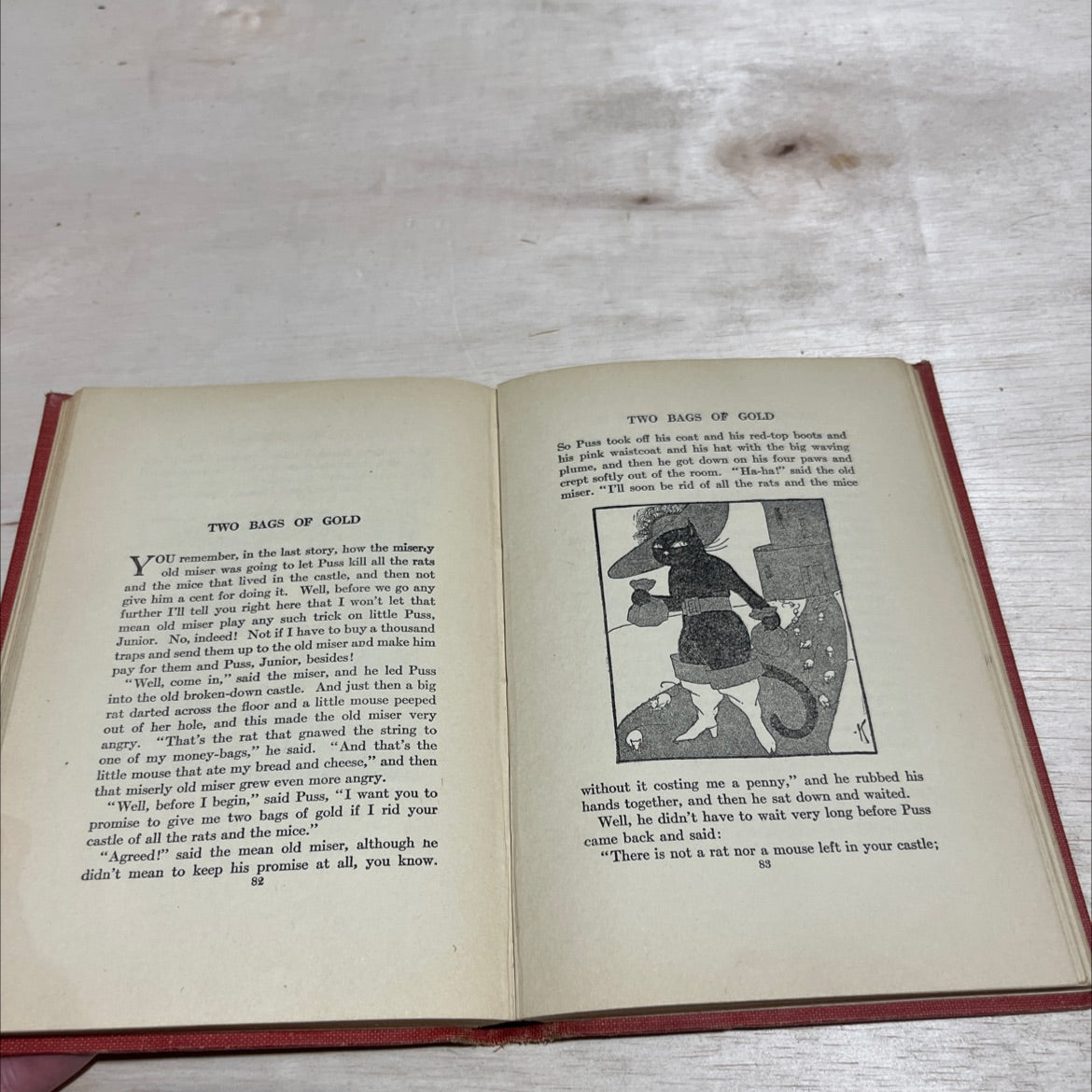 travels of puss in boots, jr. book, by david cory, 1918 Hardcover